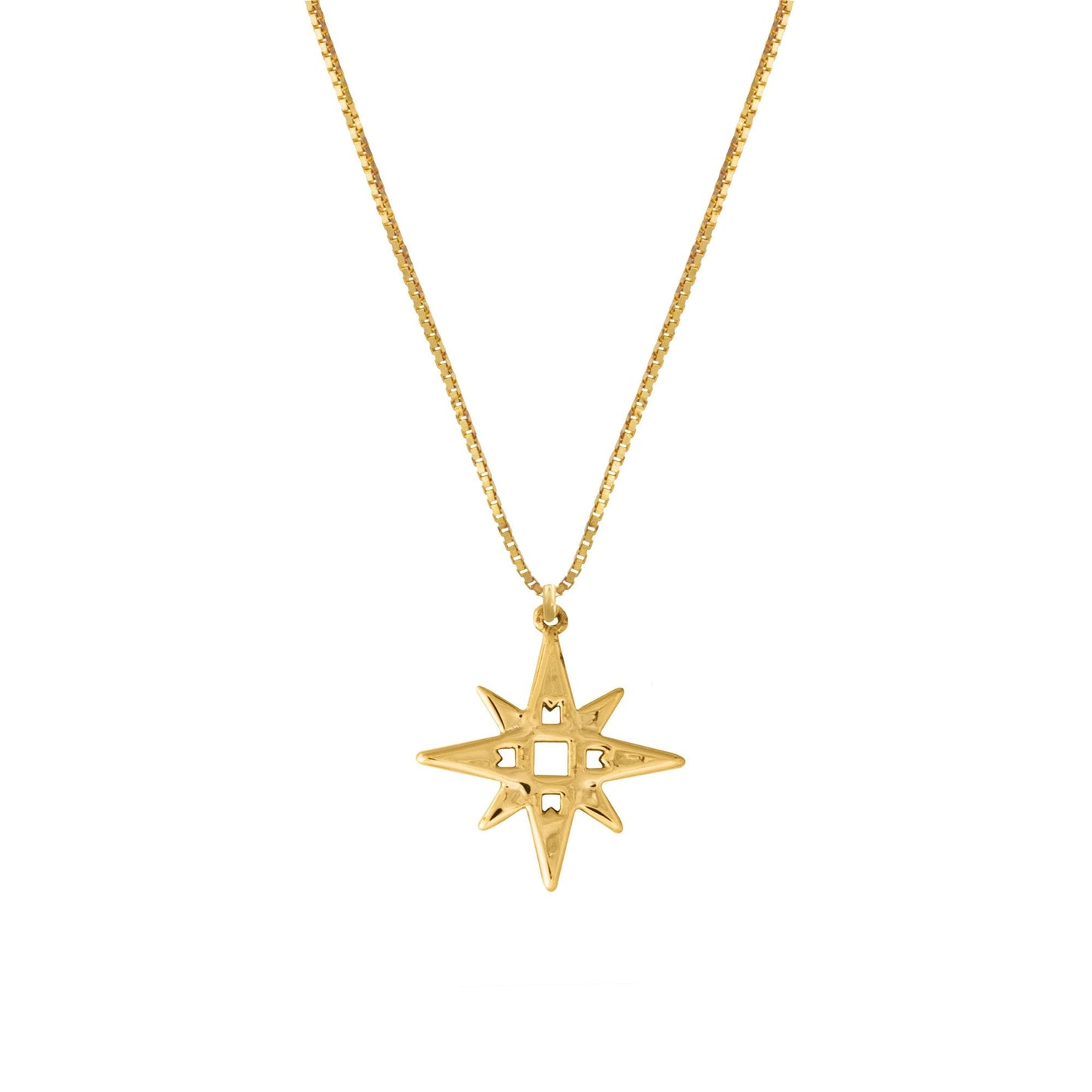 Single Star Necklace | Gold