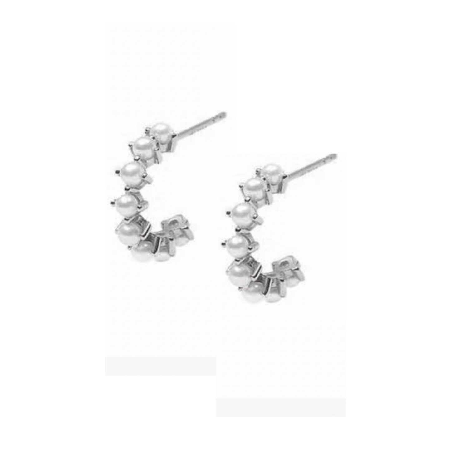 Pearl Hoops | GOLD