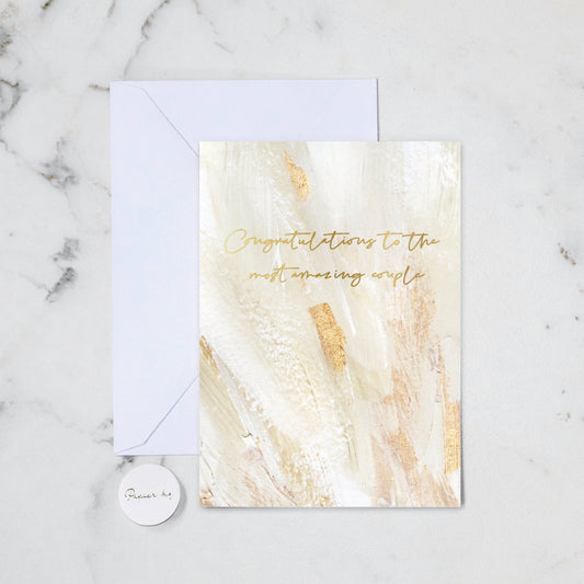 CONGRATS AMAZING COUPLE GREETING CARD (126)