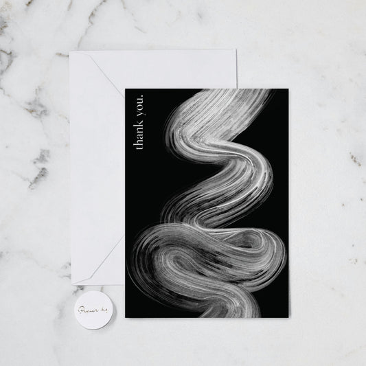 THANK YOU PAINT GREETING CARD (164)