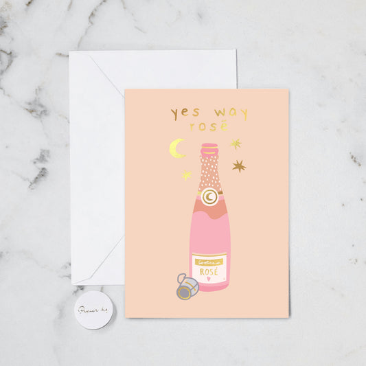 YES WAY ROSE GREETING CARD (169)