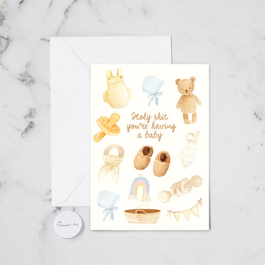 BABY ESSENTIALS GREETING CARD (189)