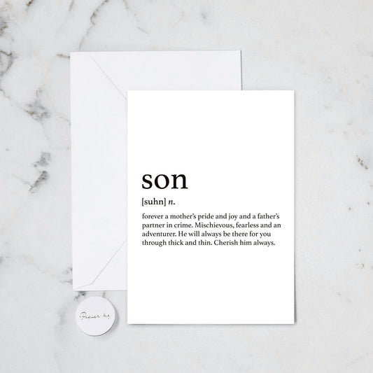 SON GREETING CARD (192)