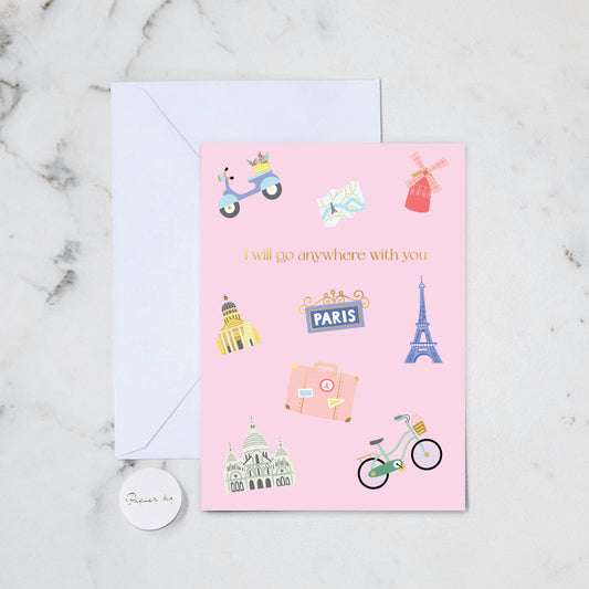 ANYWHERE WITH YOU GREETING CARD (199)