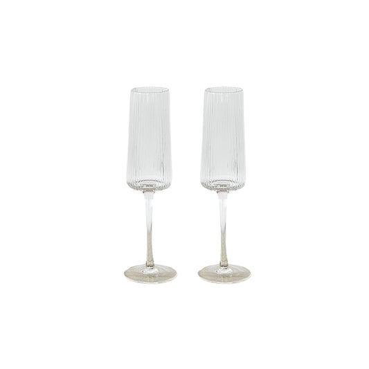 Amalfi Champagne Glasses, set of 2 PRE ORDER