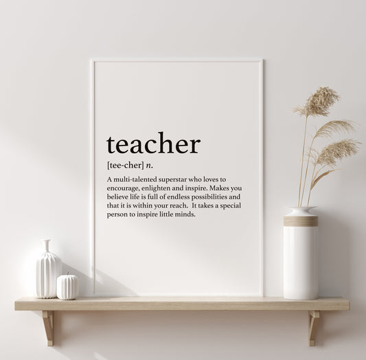TEACHER PRINT