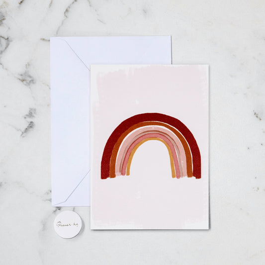 BOHO RAINBOW GREETING CARD (30)