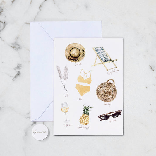 SUMMER ESSENTIALS GREETING CARD (33)