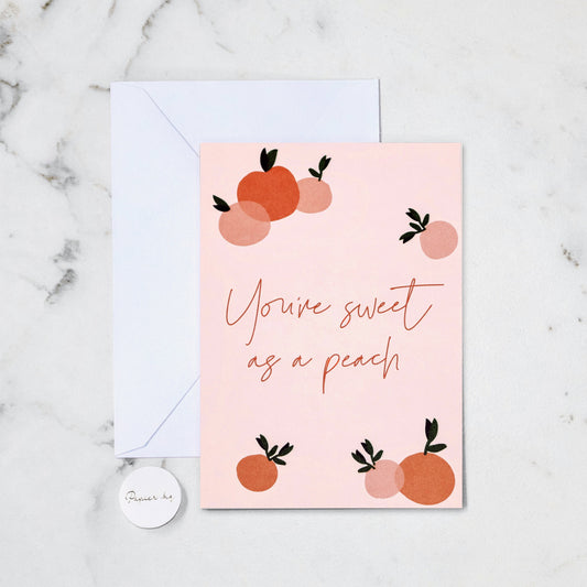 SWEET AS A PEACH GREETING CARD (23)