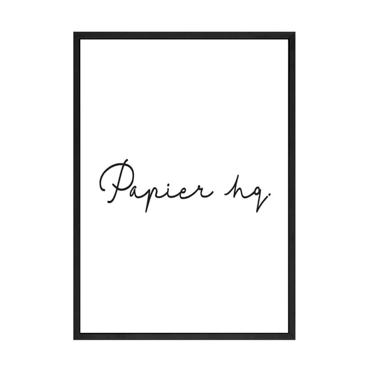 BLACK EMPTY FRAME