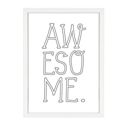 AWESOME PRINT WHITE