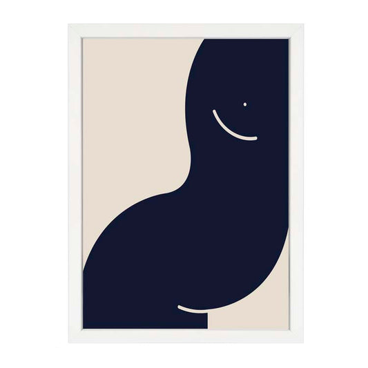 BODY VASE PRINT NAVY