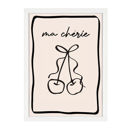 CHERRY BOW NUDE PRINT