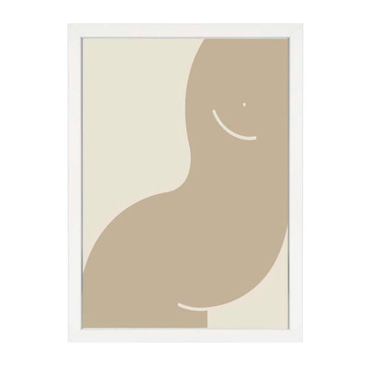 BODY VASE PRINT TAN