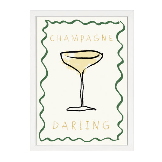 CHAMPAGNE DARLING PRINT