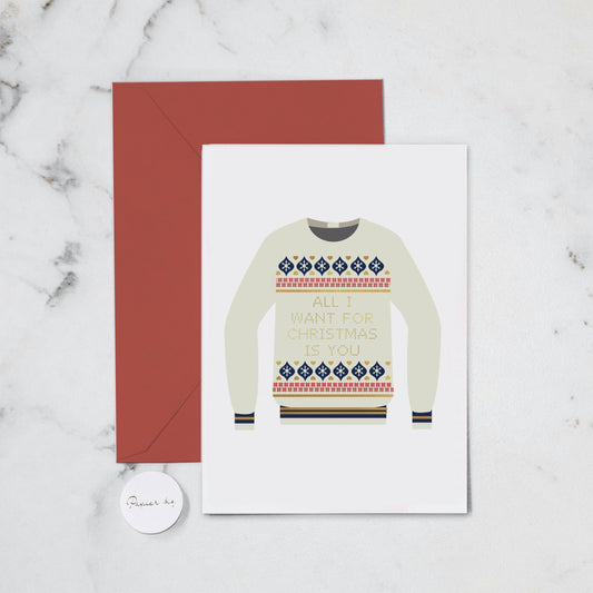 ALL I WANT FOR CHRISTMAS GREETING CARD (63)