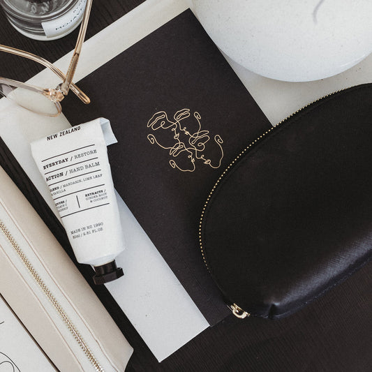 Black Leather Pouch