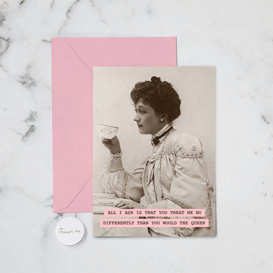 THE QUEEN GREETING CARD (49)